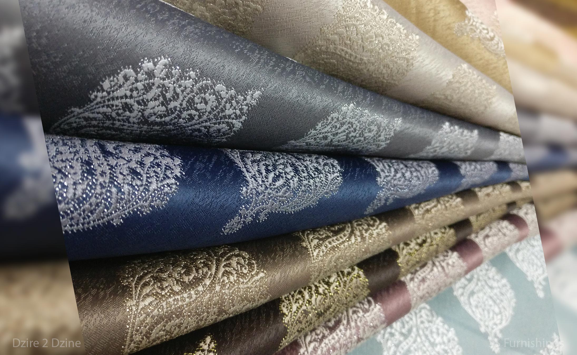 Damask Jacquard Fabric