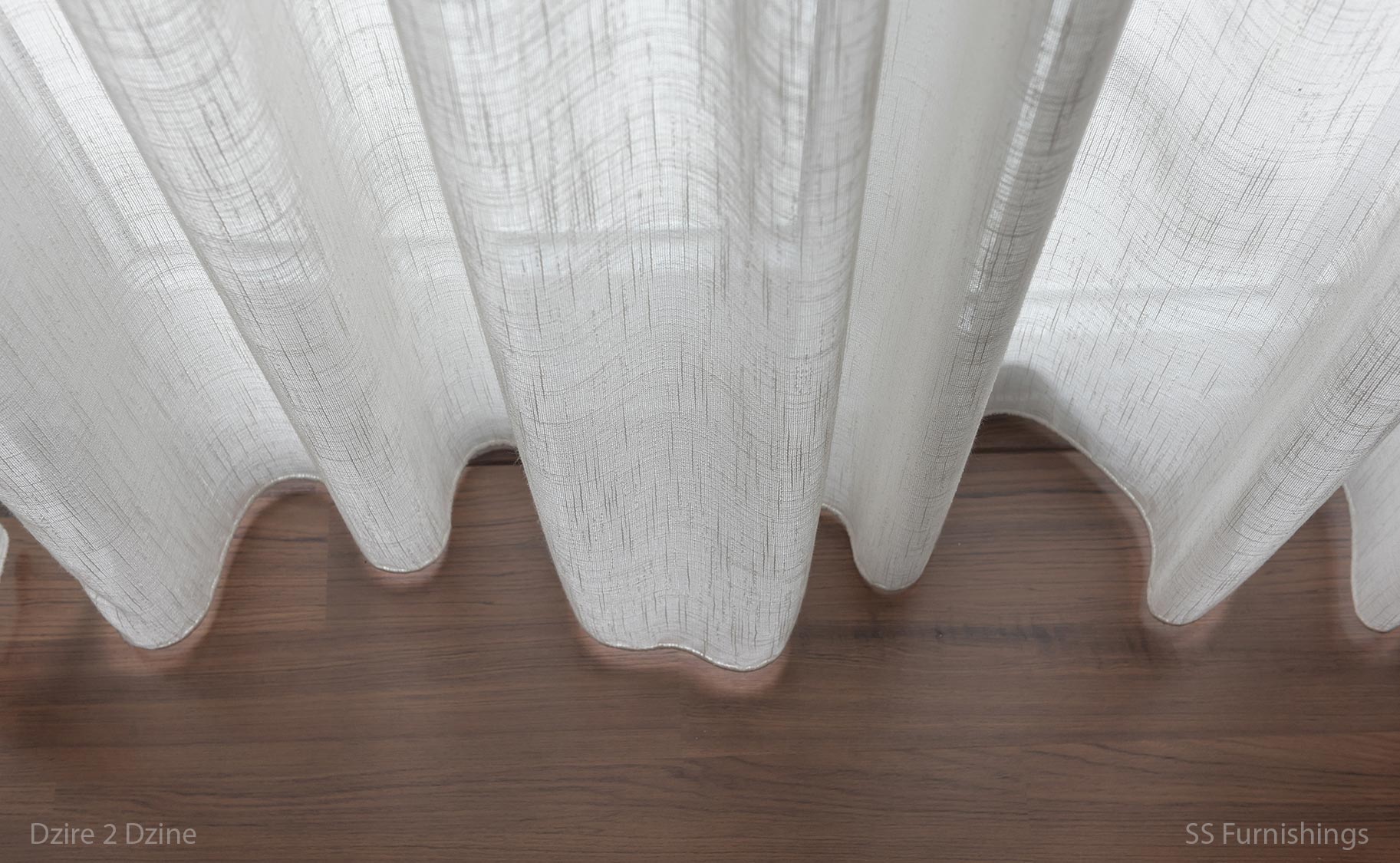 White Linen Sheer Curtains
